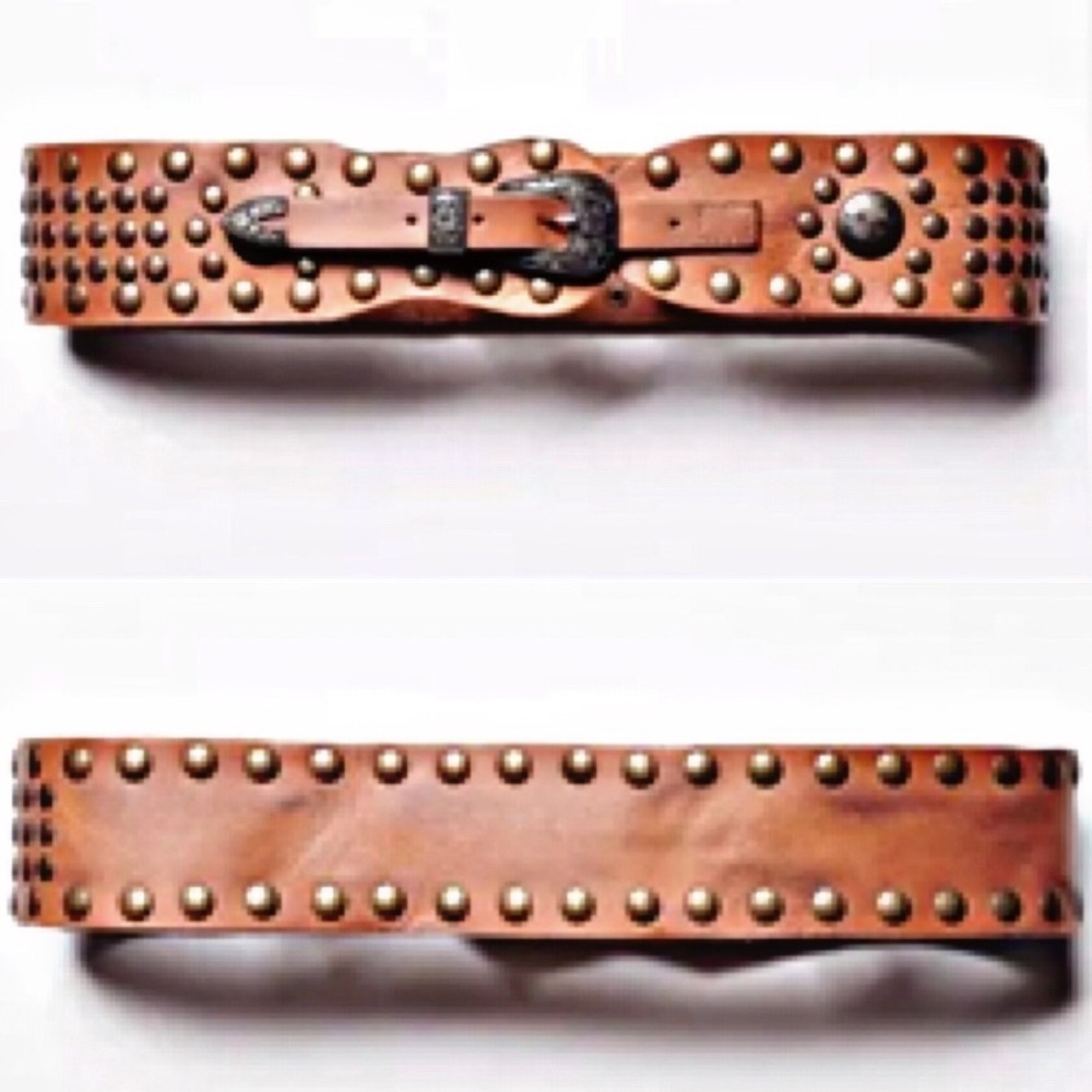 Free people Denver studded leather belt